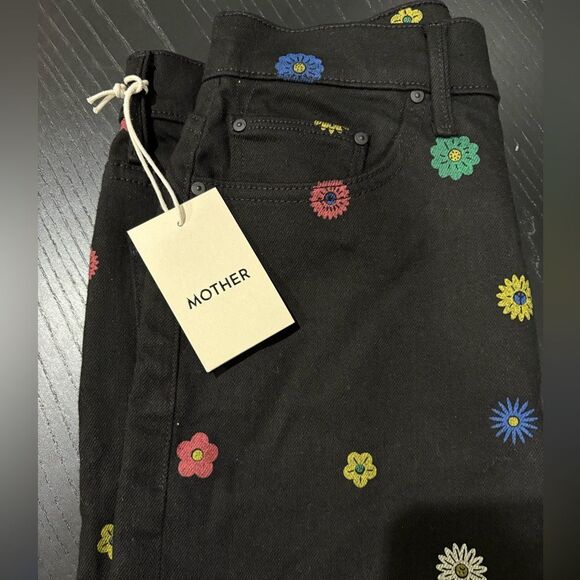 MOTHER The Insider High Rise Ankle Jeans in Fresh As A Daisy Size 26 - Picture 9 of 9